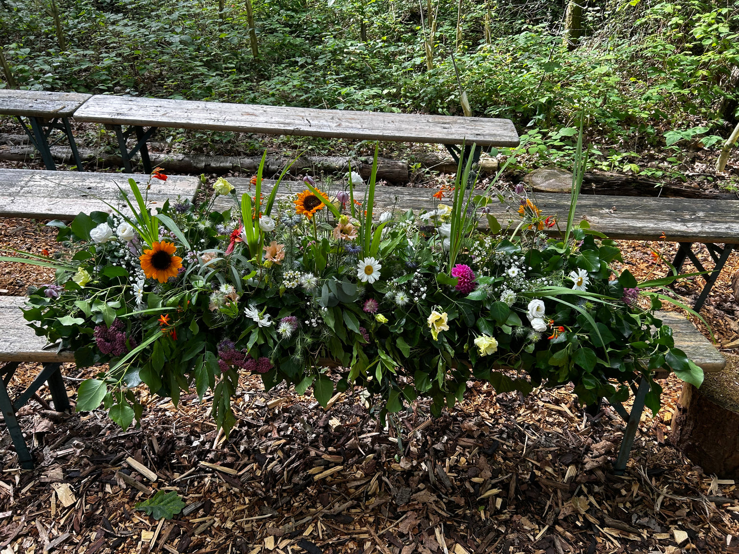 Floating floral arrangement